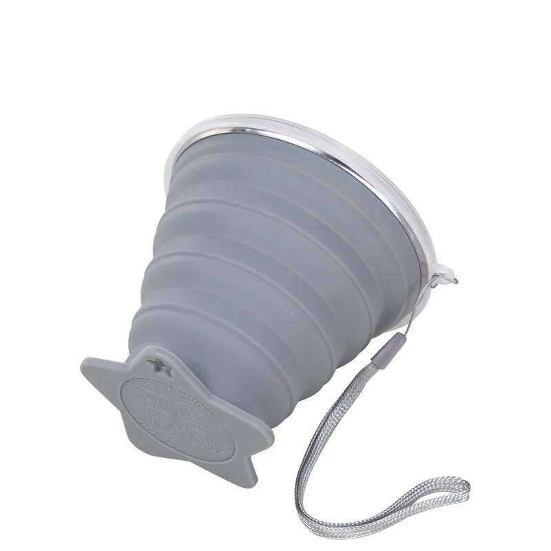 Folding Cups 270ml BPA FREE Food Grade Water Cup Travel Silicone Retractable Coloured Portable Outdoor Coffee Handcup Z260314