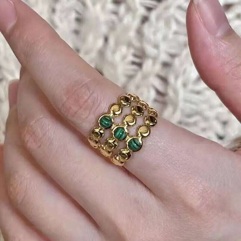 Bohemia Retro Multiple Layers Natural Stone Crystal Sun Rings Set for Women Charm Fashion Wedding Party Finger Hip Hop Jewelry H260312