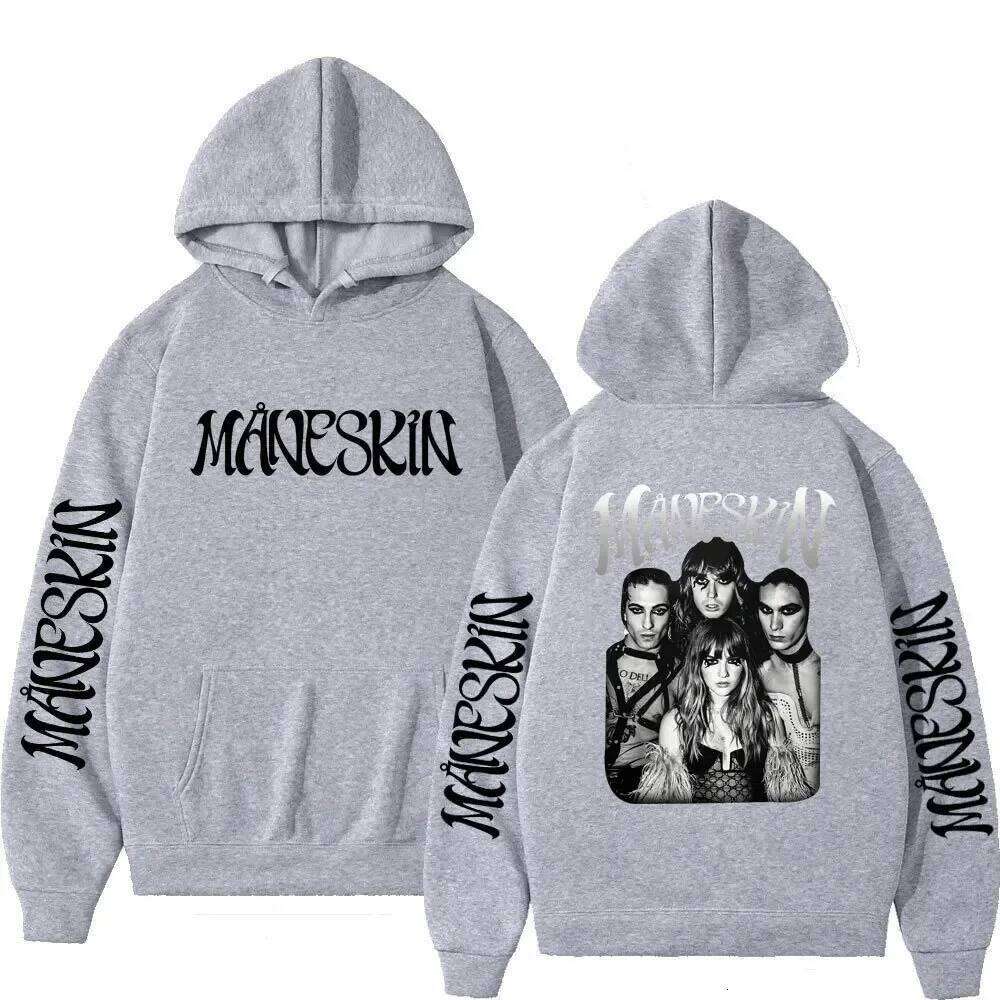 2026 Italian Rock Band Maneskin Hoodies Singer Graphic Printing Sweatshirts for Fans Casual Long Sleeve Men Women Clothing Hoody Z260315