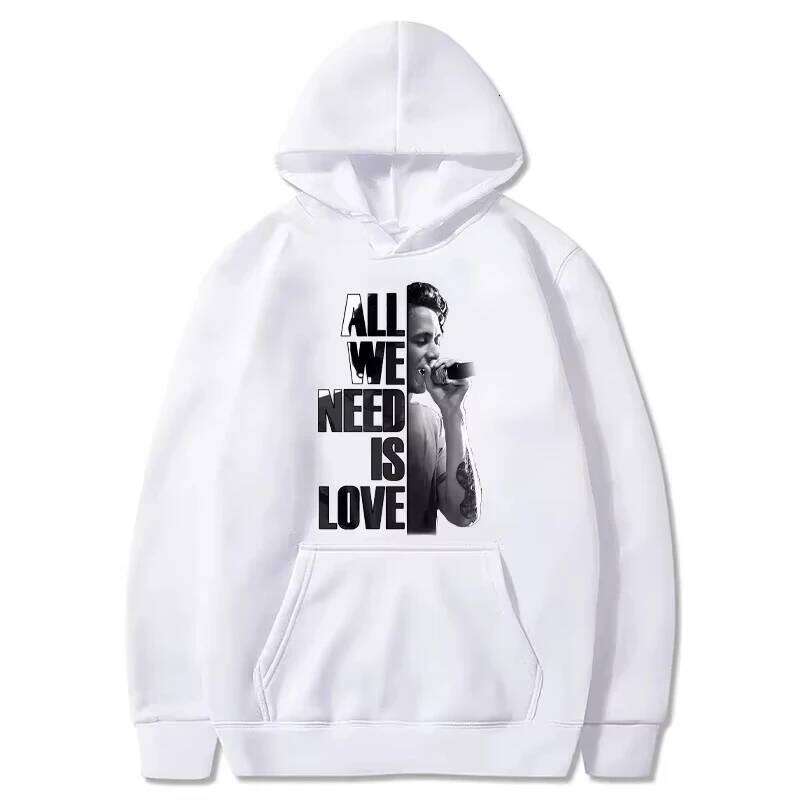 2025 Autumn and Winter Canserbero 100% Pure Cotton Printing Hoodies Men Fashion All We Need Is Love Women Casual Harajuku Y2k Z260314