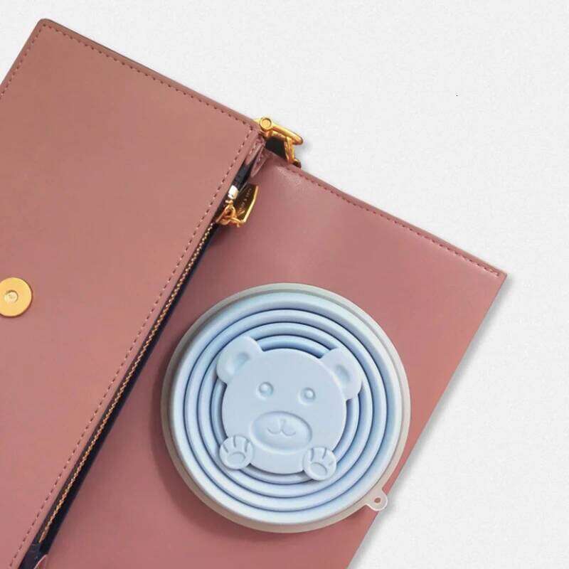 180/320ML Silicone Collapsible Travelling Cups Reusable & Portable Drinking Cup with Lids for Outdoor Hiking/Camping Z260314