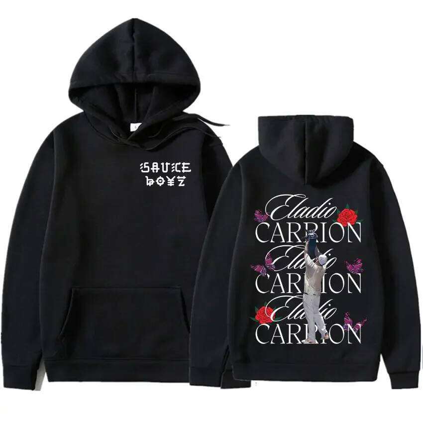 Rapper Eladio Carrion Harajuku High Quality Album Tour Hoodie Men Women Hot Sale Casual Pullovers Pop Oversize Gothic Sweatshirt Z260314