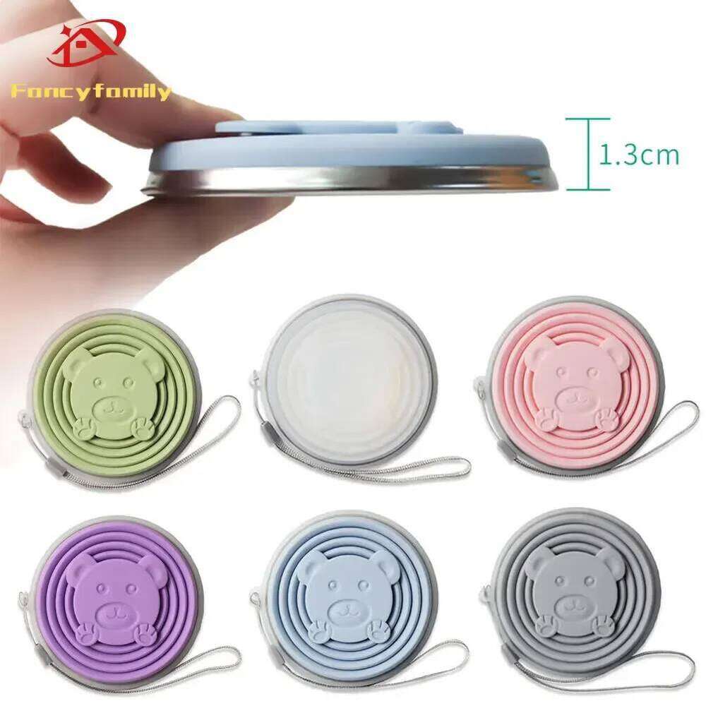 Fancyfamily 180ml/270ml Silicone Heat Resistant Outdoor Travel Folding Cup Z260313