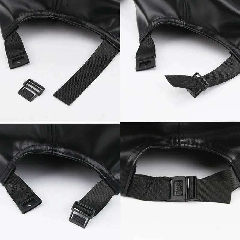 Cosplay Shikinami Asuka Rangure Cat Ear PU Leather Hat Peak EVA Baseball Cap Langley Soryu Z260314