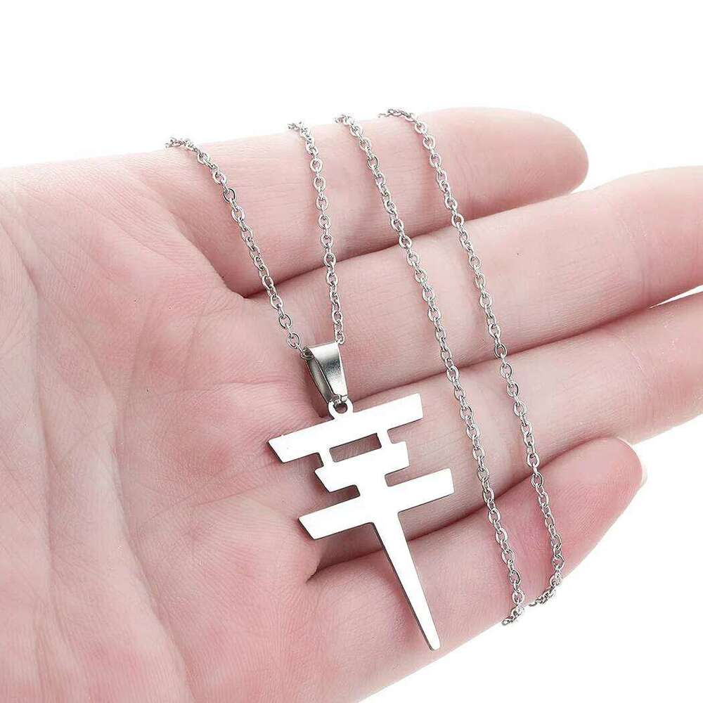 Tokio Hotel Pendant Necklace for Men Women Kpop Collar Collares Para Mujer Choker Stainless Steel Jewelry Korean Fashion Chain H260312