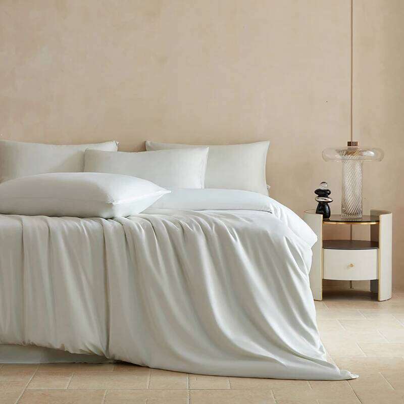 Mulberry Bedding with Bedsheet Pillowcase Natural 100% Silk Duvet Cover Set Twin Full King Queen Size H260312 - view 4
