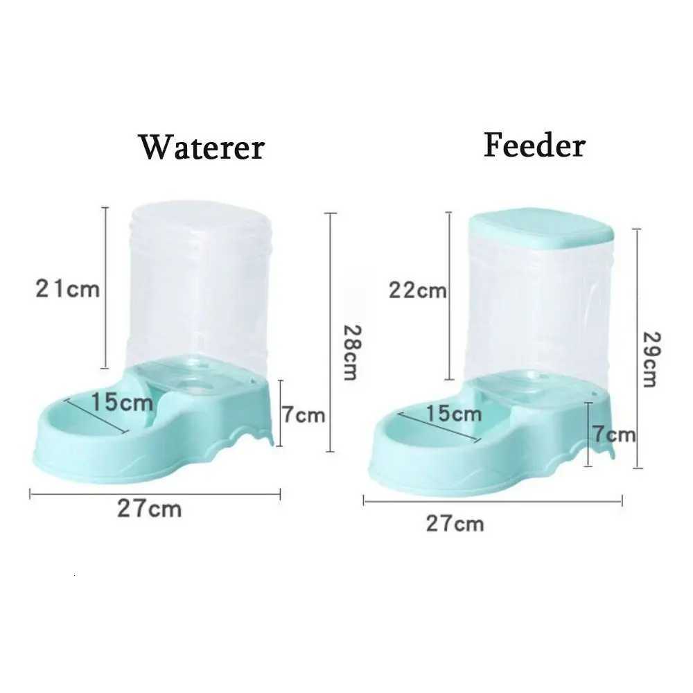 26pcs38L PP Material Pet Feeder Pet Water Fountain Drink Bowl Automatic Pet Feeder Large Cat Dog Food Dispenser H260313