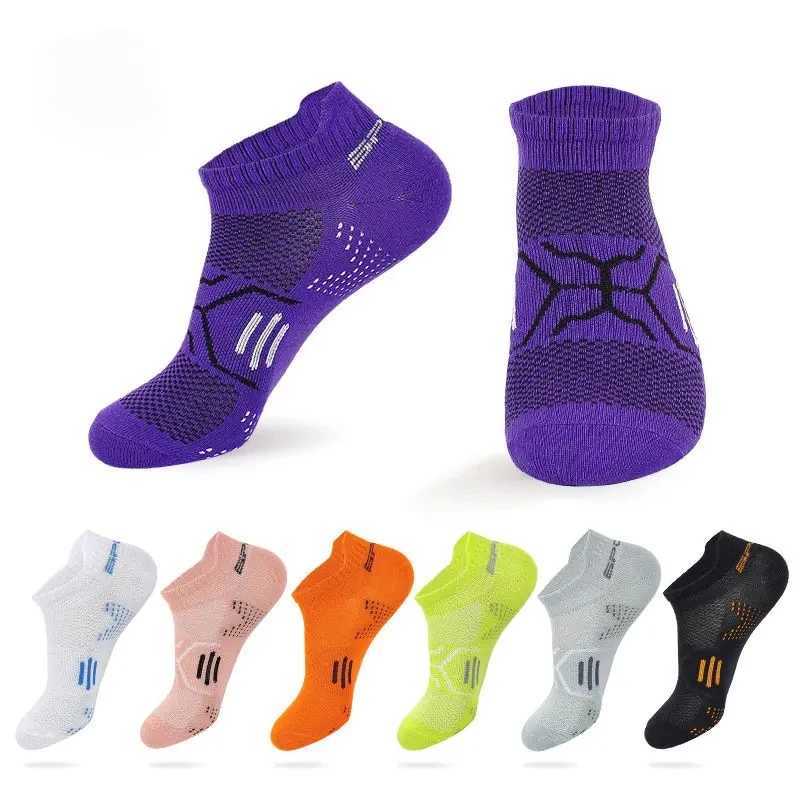 3Pairs/Lot Running Socks men Woman Basketball Breathable Anti Slip Sport Fitness Cycling Walking Cotton Athletic No Sweat Sock D260313