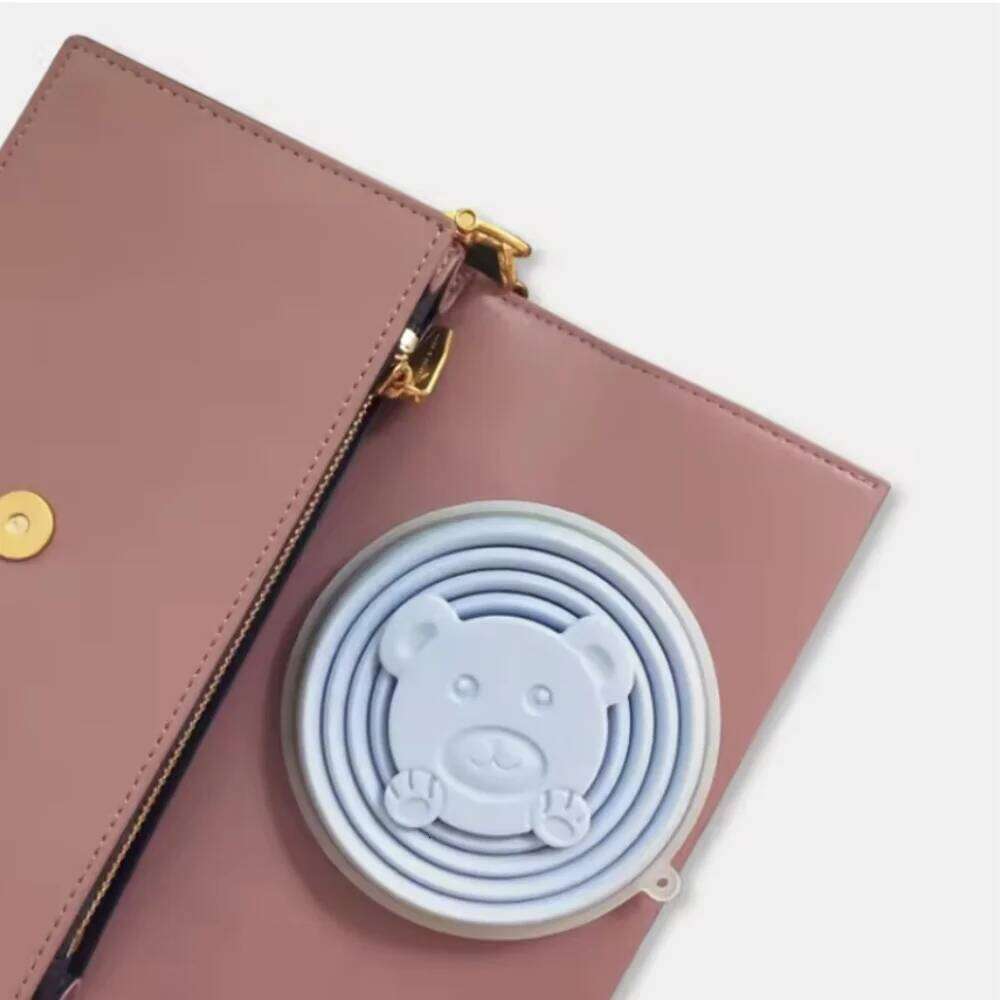 Folding 320ml Portable Silicone Retractable Coloured Environmental Outdoor Coffee Water Cup Tools Z260313