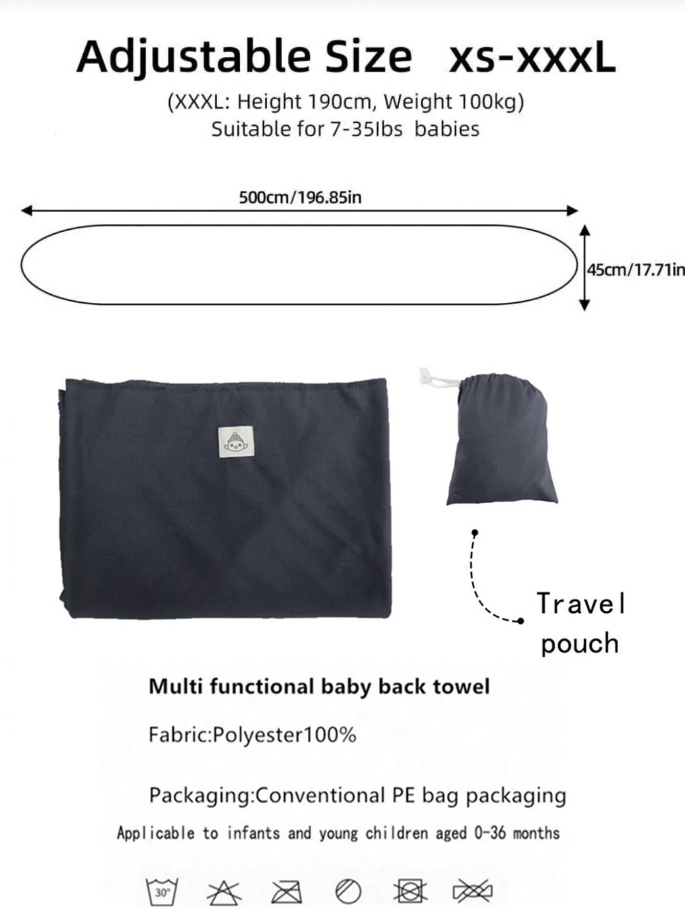 Infant front carrier wrap-around style multi-functional shoulder strap maternity travel supplies X260313