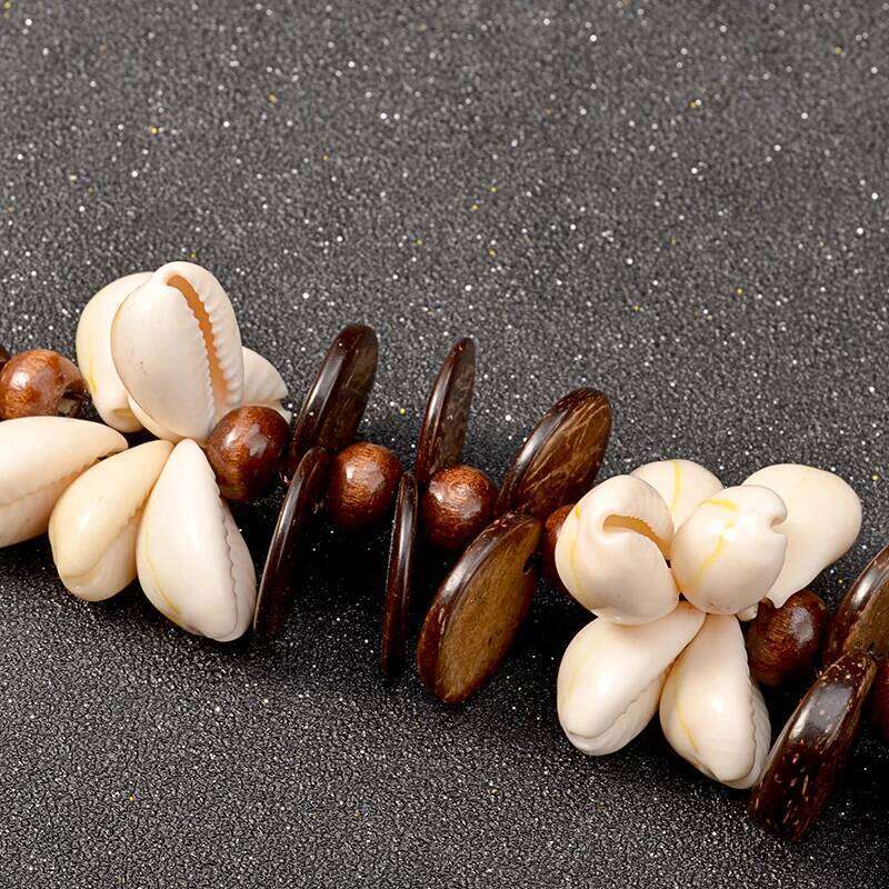 UDDEIN Bohemian long pendant women wood chain shell flower statement jewelry wholesale vintage maxi necklace H260312
