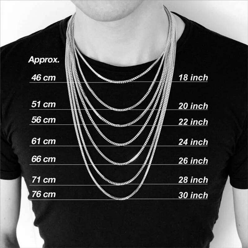 Vnox Cuban Necklace for Men Women,Basic Punk Stainless Steel Curb Link Chain Chokers,Vintage Gold Color Solid Metal Collar H260312