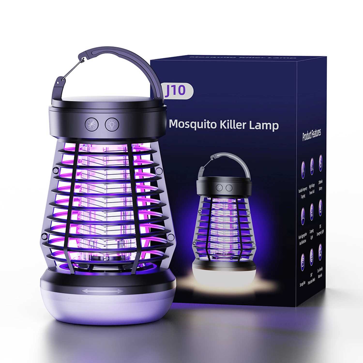 Indoor mosquito killer lamp 2000V dual-use for outdoor and indoor with rechargeable insect and fly catcher H260313