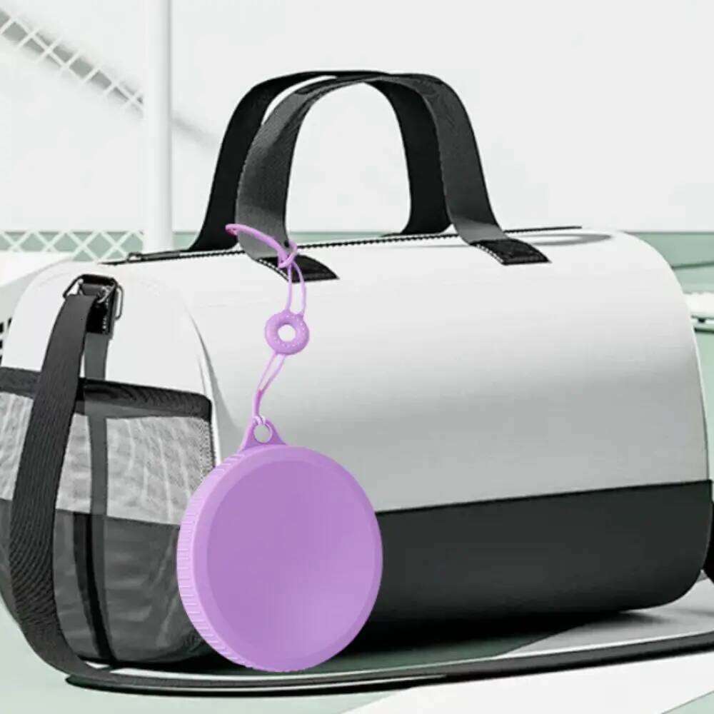 New 220ML Silicone Folding Portable Heat Resistant Water Cup With Lid Food Grade Mouthwash Cups Travel Use Z260313