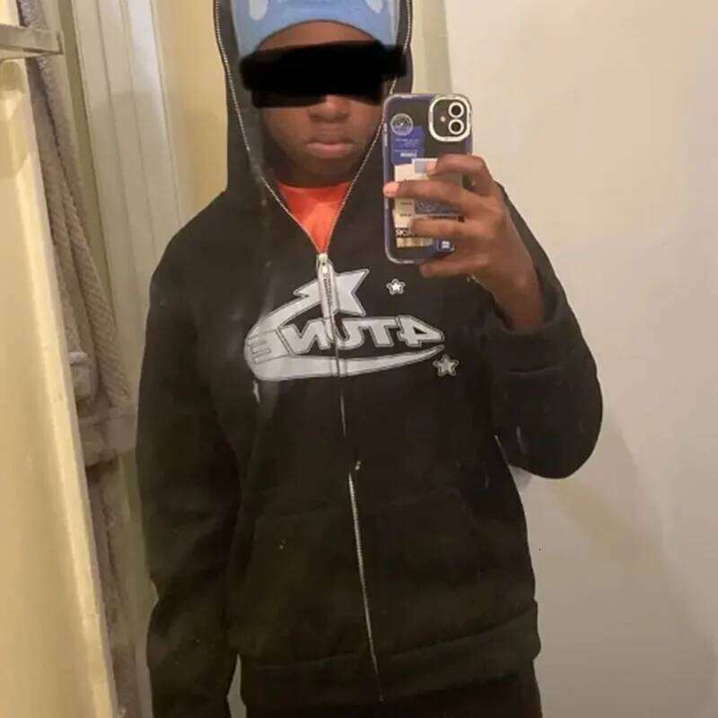 Casual Streetwear Basic Hooded Pockets Sweatshirt Tracksuit Solid Long Sleeve Hoodies Women Autumn Spring Fashion Letter Print Z260315