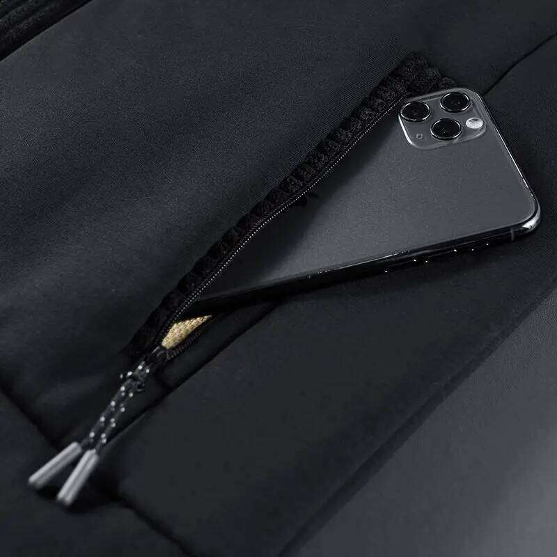 Autumn Winter New Men Lamb Wool Warm Plus Velvet Coat V-Neck Solid Button Pocket Zipper Fashion Casual Long Sleeve Cardigan Tops Z260313