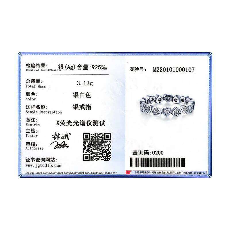 Modian Fashion Classic Cubic Zirconia Real 925 sterling silver Hearts Eternity Simulated Ring Bands Jewelry H260312