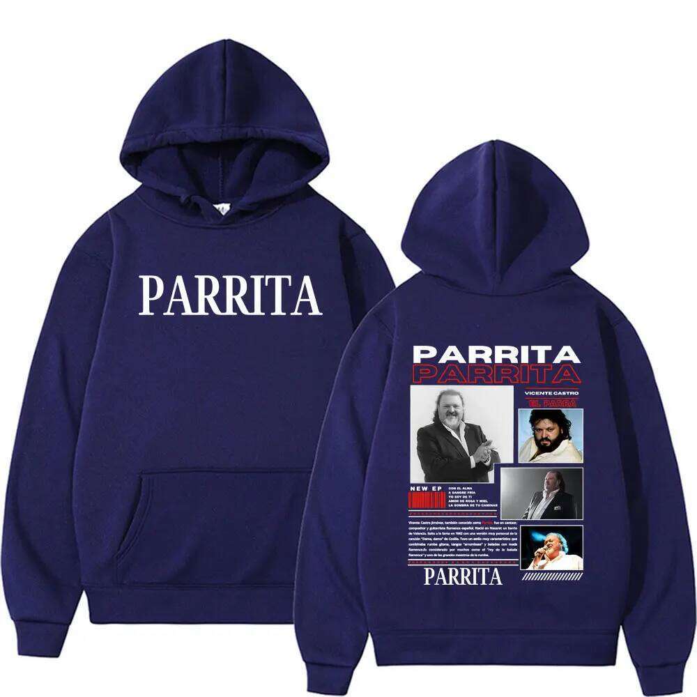 Hot Sale Limited Parrita Music Album Tour Graphic Hoodie Men Women Classic Oversized Comfort Hoodies Fashion Vintage Sweatshirts Z260314