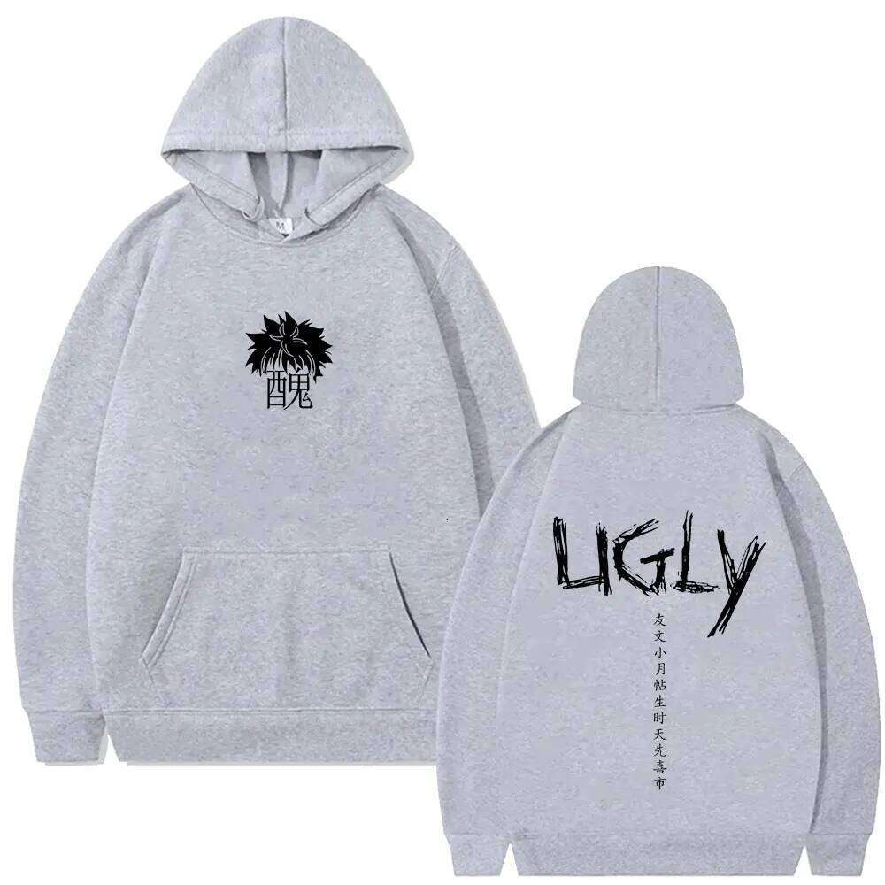 Uglyfacekid Hanzi Merch Graphic Hoodie Men Women Casual Funny Manga Clothing Sweatshirt Unisex Oversized Vintage Cotton Hoodies Z260314