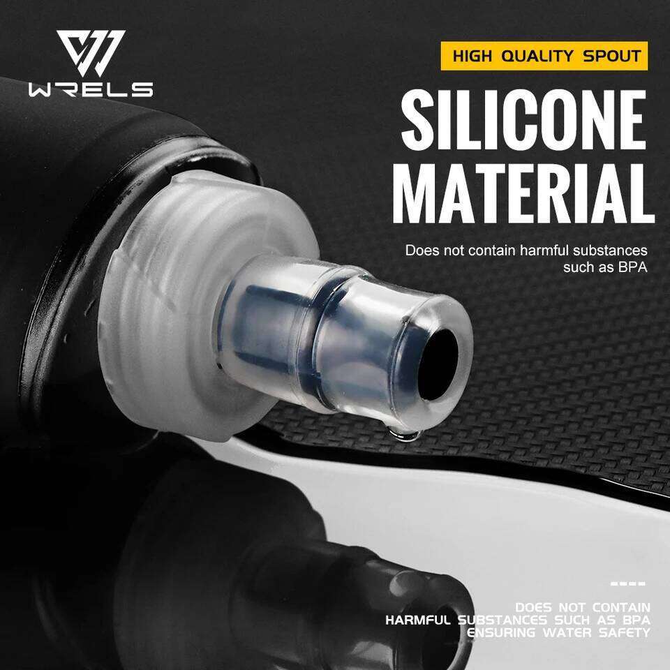 WRELS TPU Folding Soft Flask Outdoor Sport Bag Collapsible Water Bottle 500ml For Running Camping BPA Free Z260314