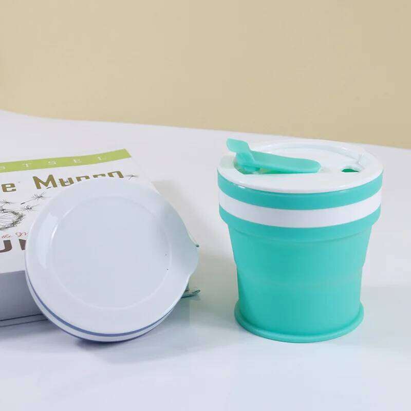 Collapsible Silicone Coffee Mugs, Travel Cup, Folding Water BPA Free, Food Grade, Drinking Ware Mug, Tea Cups, 350ml Z260314