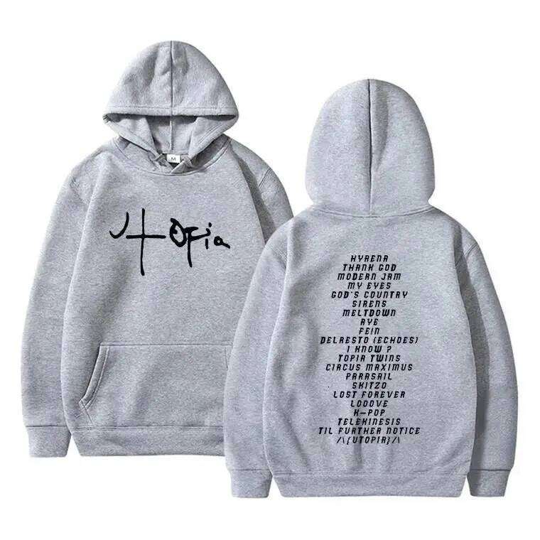 Hot Sale Cactus Hoodie Utopia Graphic Boys Harajuku Girls Hip Hop Pullover Fancy Music Gift Casual Loose Comfortable Sweatshirt Z260314