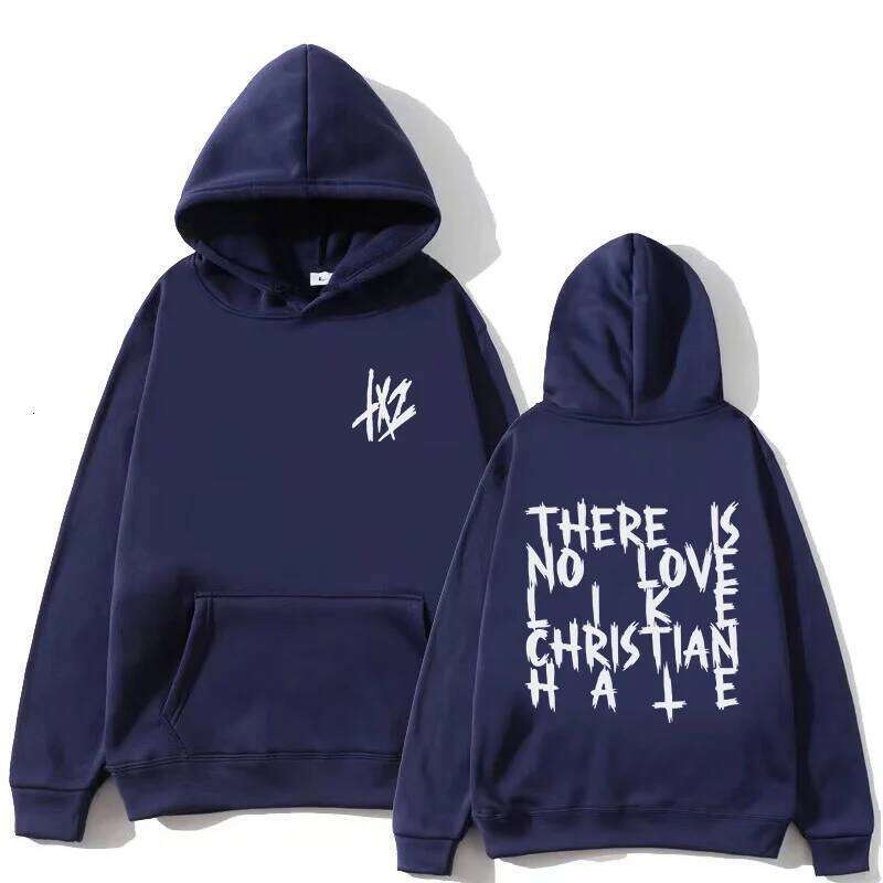 TX2 Merch No Love Song Printed Hoodie Unisex Hip Hop Autumn Winter Sweatshirt Hoody Tracksuit Z260314