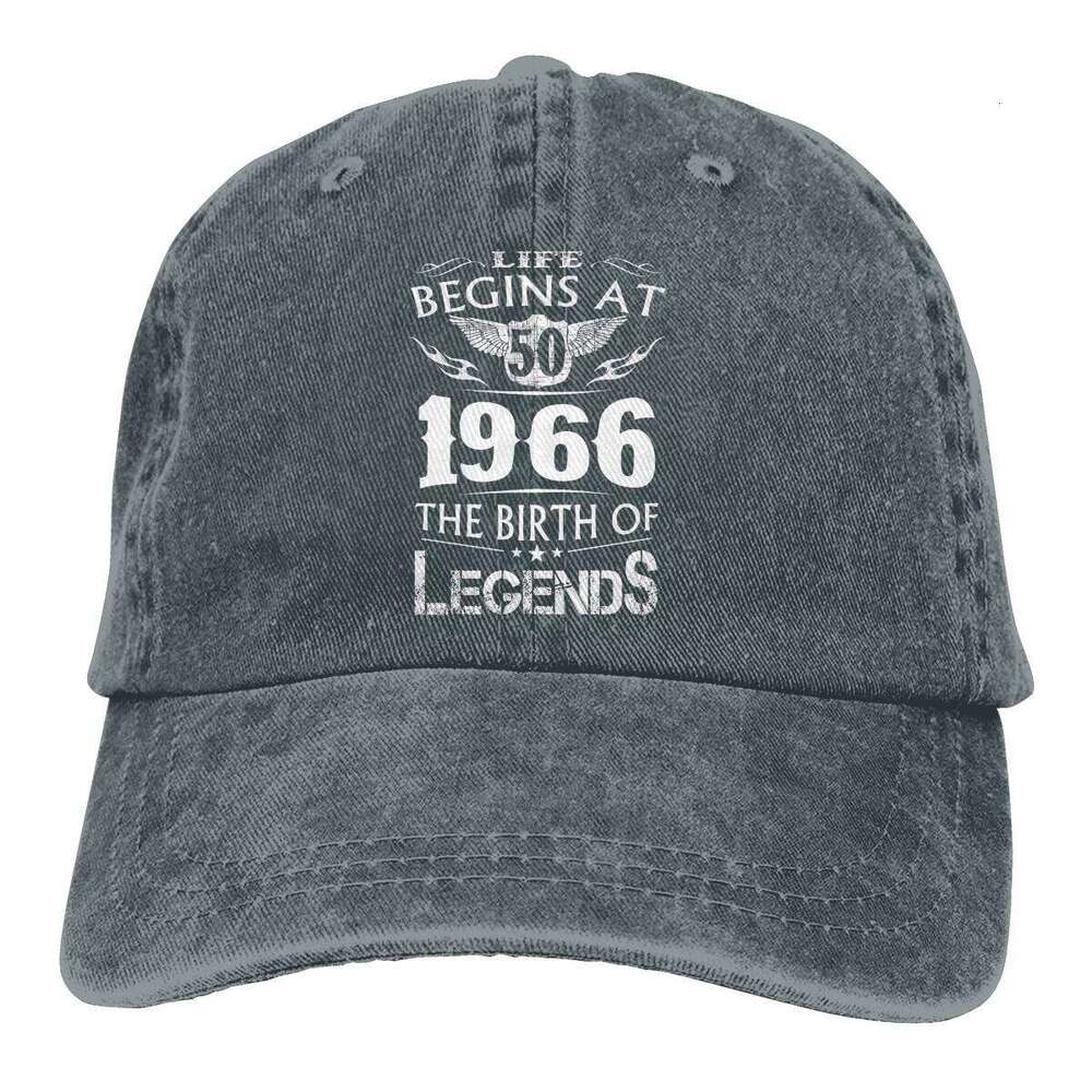 Life Begins At - 1966 The Birth Of Legends Baseball Cap Men 50 Years Old Born in 1971 colors Women Summer Snapback Caps Z260313