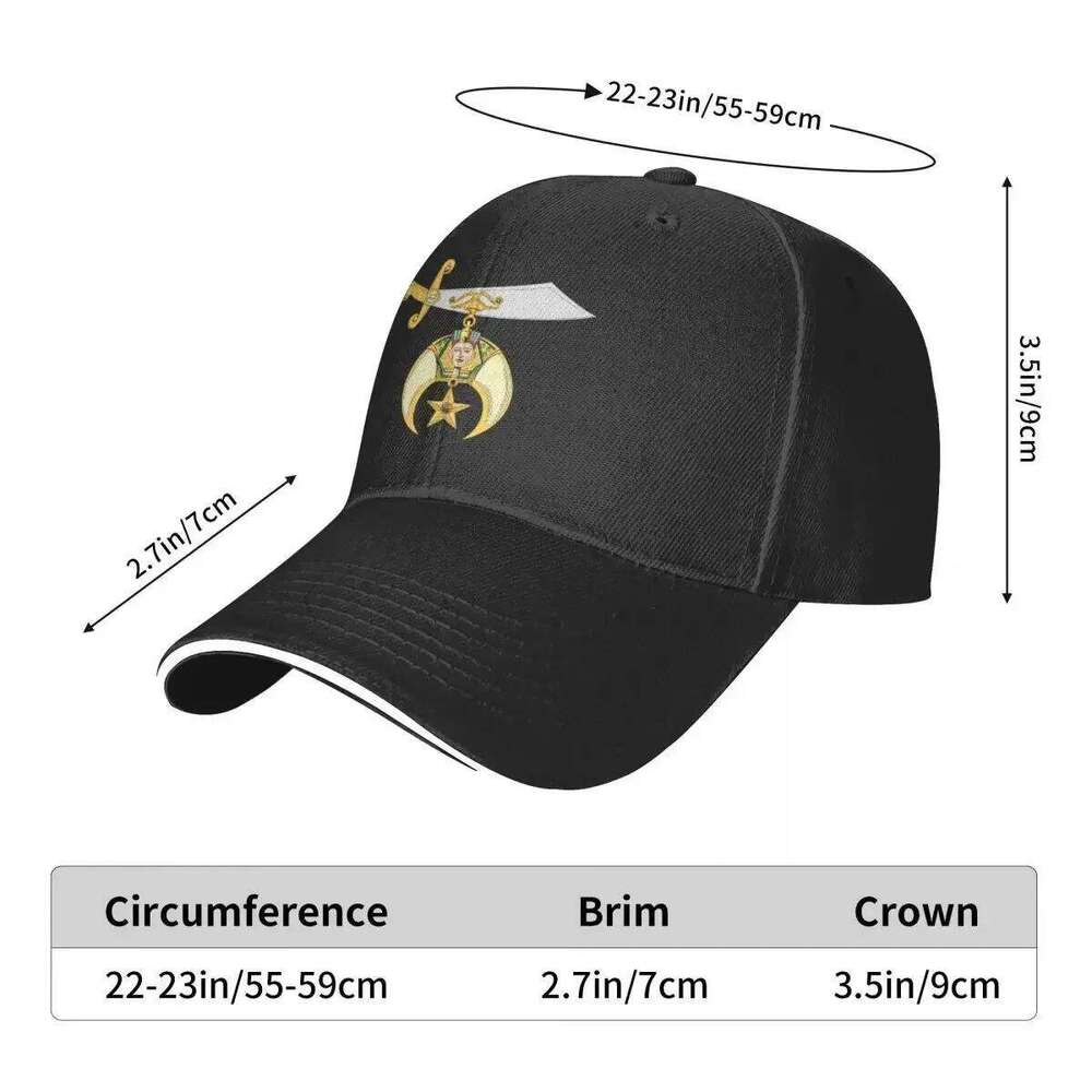 Aleppo Shriners Hat Unisex Adjustable Baseball Caps Hats Valve for Men and Women Z260313