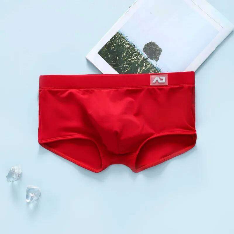 Men's swimming trunks, low waist, quick-drying youth sports men's boxers Z260314