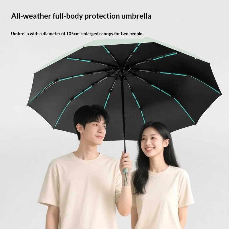 Automatic Umbrella Windproof and Rainstorm-Resistant Foldable Umbrella for Sunny and Rainy Days Sunshade Umbrella H260314