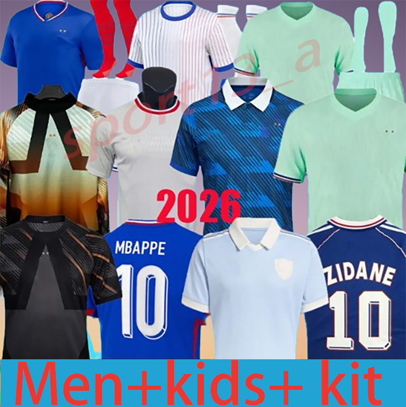 french soccer jersey 24 25 26 MBAPPE THAUVIN BARCOLA OLISE EKITIKE 26 27 DEMBELE Maillots de Retro football shirt equipement de foot Men kids kit maillot de football