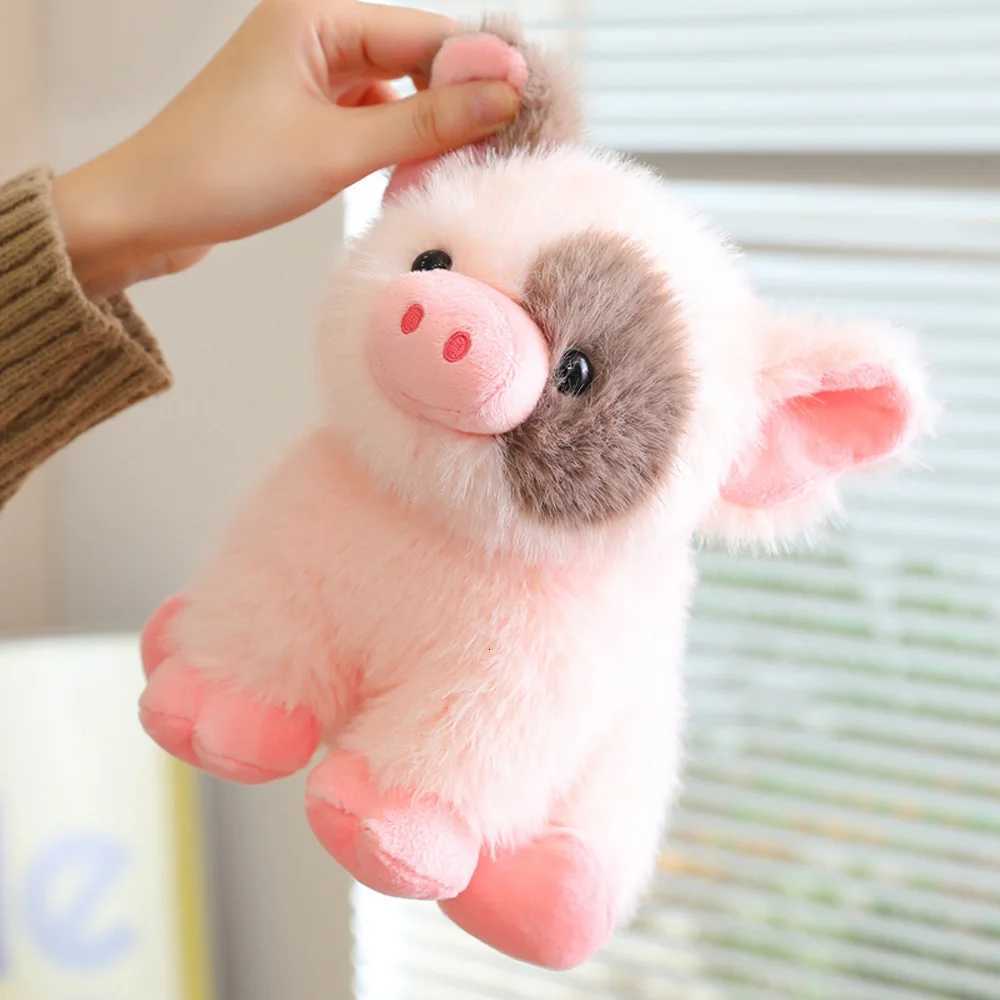 20cm Mini Piglet Plush Toy White Teacup Pig Stuffed Farm Animal Piggy Soft Dolls Birthday Presents Cuddle Christmas Plushie Gift Y260314