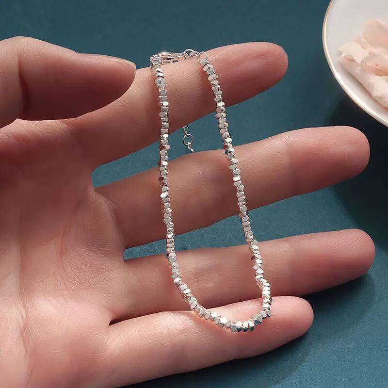 925 Sterling Silver Irregular Chain Bracelets For Women Vintage Luxury Jewelry Wedding Accessories Wholesalea Jewellery Z260313