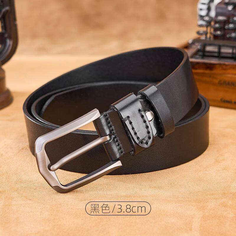 Men's genuine leather Gothic Western Medieval Fashion Straps Trousers Vintage Vowhide Harness Brown belt Cowboy Z260226