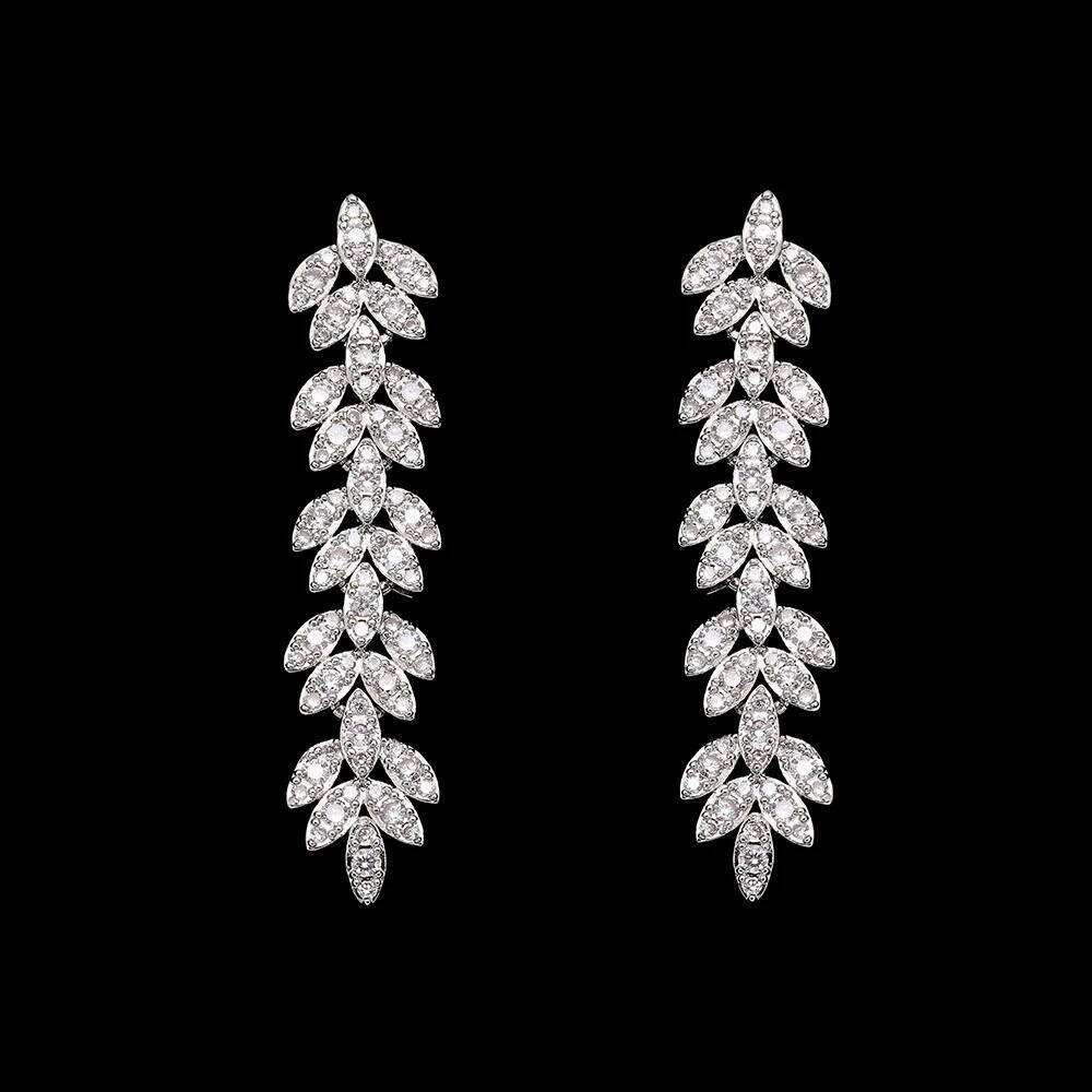 Famous Brand 4 Piece Bridal Complete for Women Party, Banquet Cubic Zirconia Crystal Wedding Jewelry Set Z260313