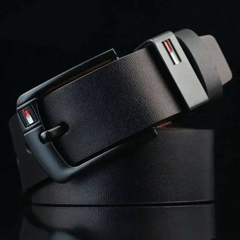 Famous Luxury Brand Belt Men PU Leather Classical Alloy Pins Buckle Waist Belts Punk for Jeans Leisure Waistband Z260226