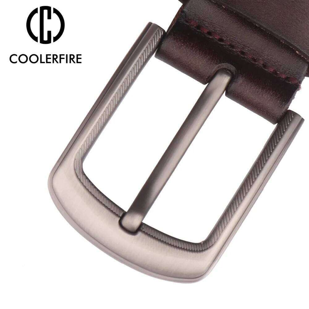 Top Full Grain 100% Cowhide Genuine Leather Belt With High Quality Zinc Alloy Buckle Bekts For Men TN001 Z260226