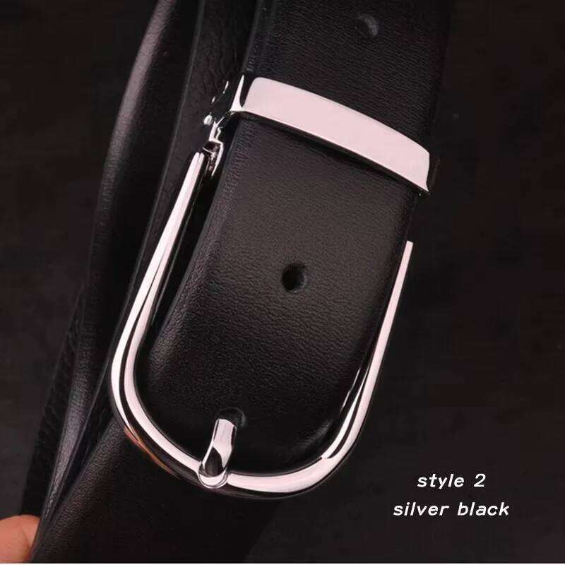 Men's Classical Fashion Business Belts Genuine Leather Men High Quality Pin Buckle Strap Luxury Male Belt Z260226