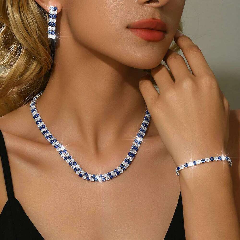 Vintage, elegant, and minimalist French style best-selling ring, bracelet, earring, necklace, high-quality four piece set Z260313