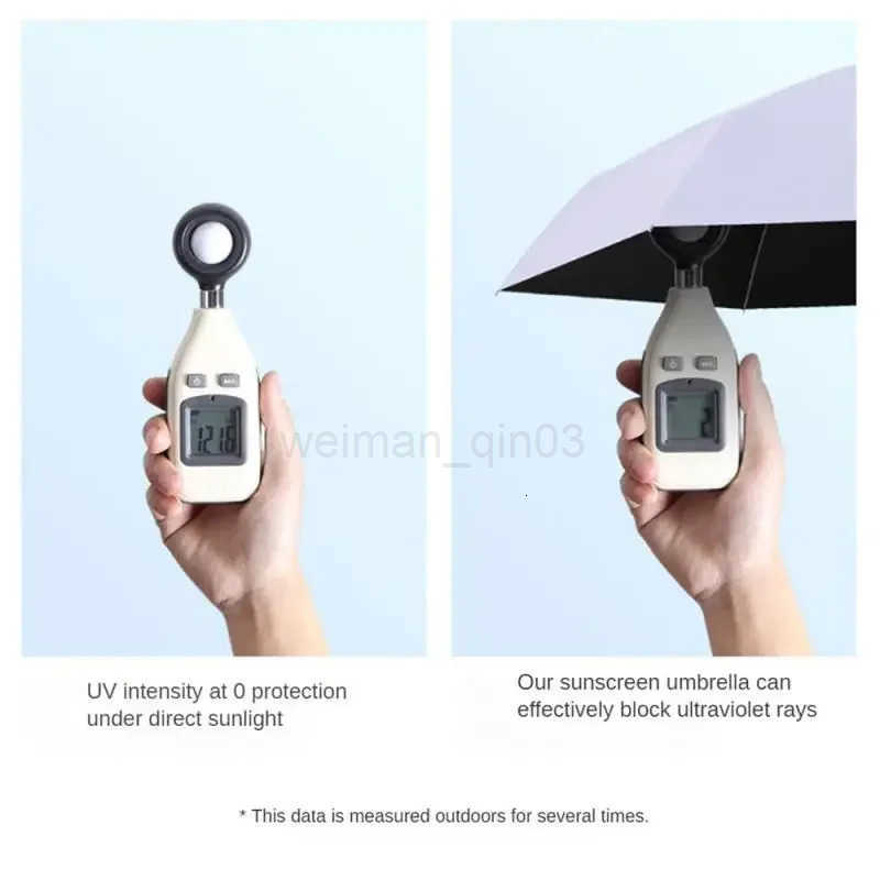 1pc Popular Multi-color Folding Portable Mini Pocket Umbrella Six-fold Umbrella Rainy And Sunny Dual-use Umbrella H260314