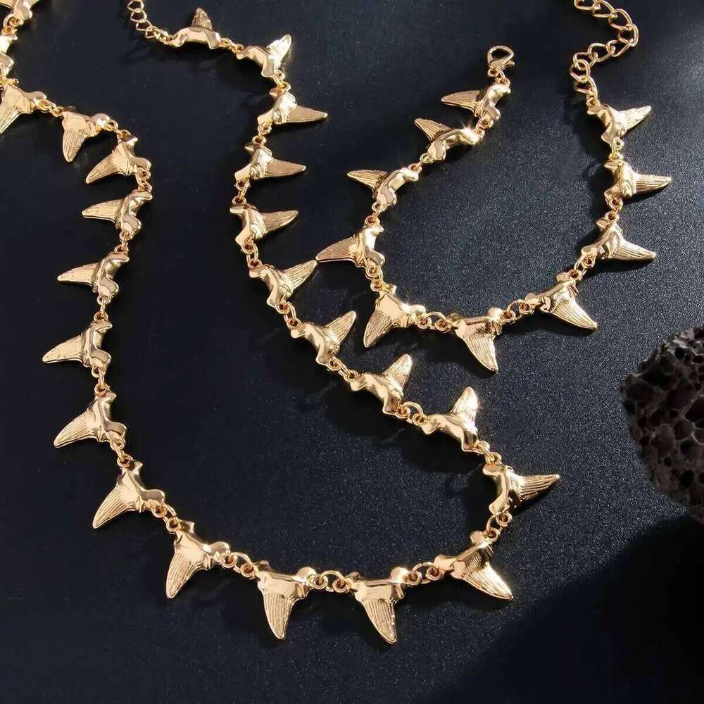 KunJoe Punk Smooth Rivet Spike Choker Necklace Bracelet Jewelry Set for Men Trendy Irregular Geometry Short Collar Chain New Z260313