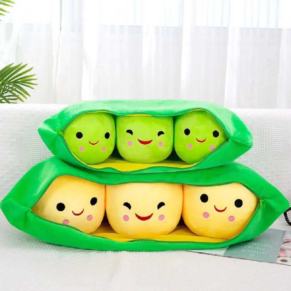 Pea Pillow Doll 25/40/70cm Soft Stuffed Plushies Cute Plush Toy Childrens Sleep Comfort Doll Girl Gift Sofa Ornament Y260314