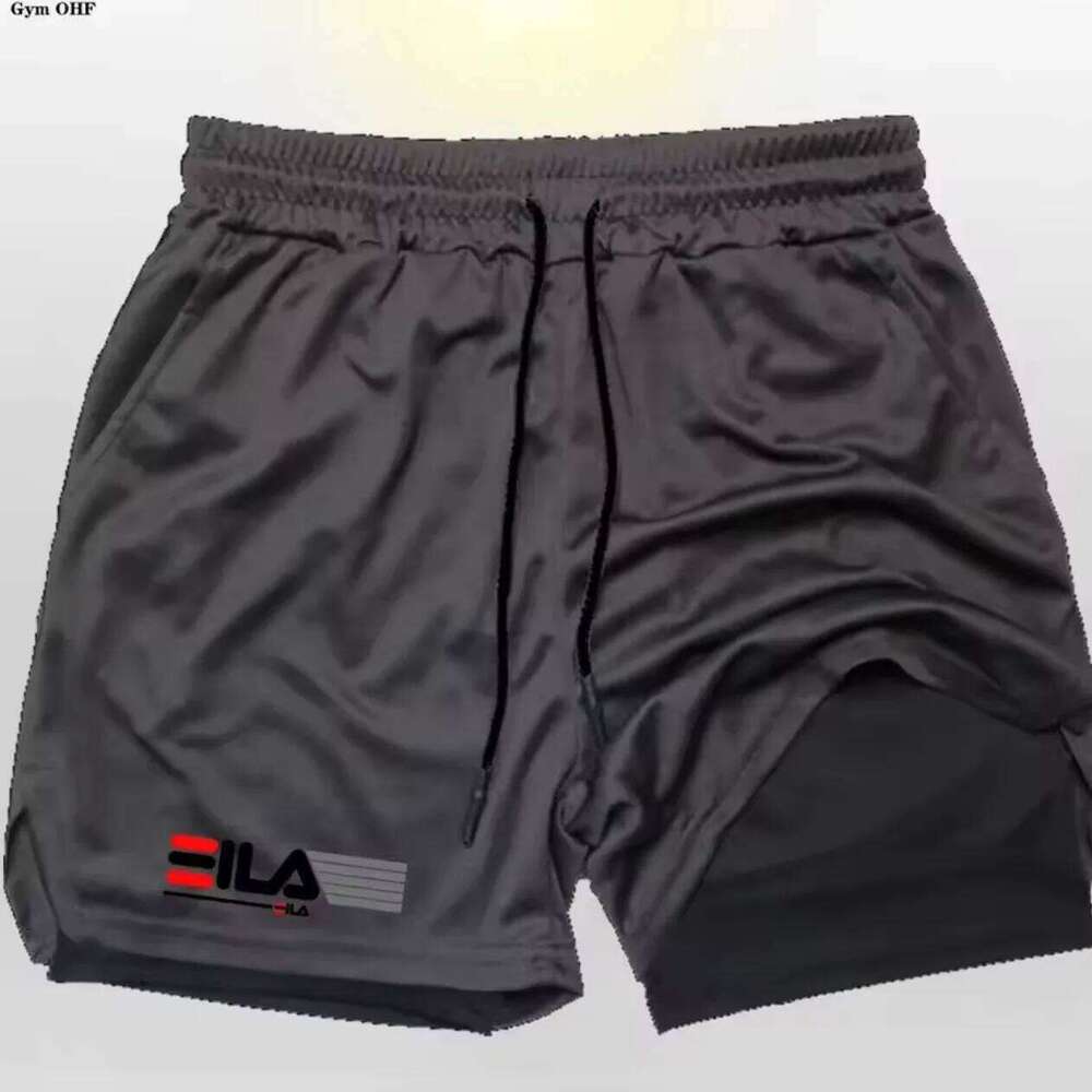 2025 New Cross border E-commerce Men's Personalized Pattern Printed Adult Double layered Beach Fashion Fitness and Leisure Short Z260314