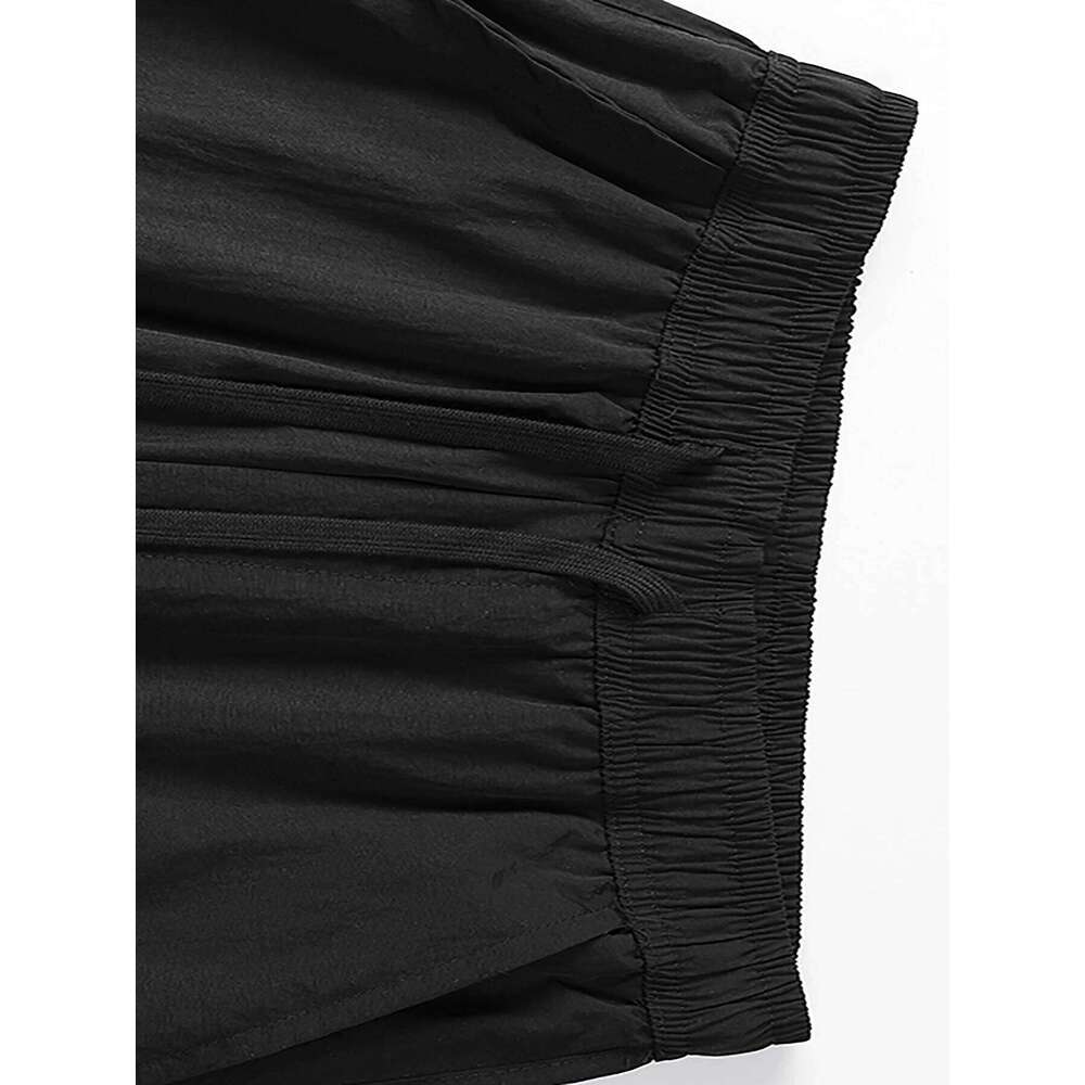 Short shorts made of ice silk with a cool feeling, quick-drying, thin, multi-pocket, loose, five-point sports casual pants for Z260314