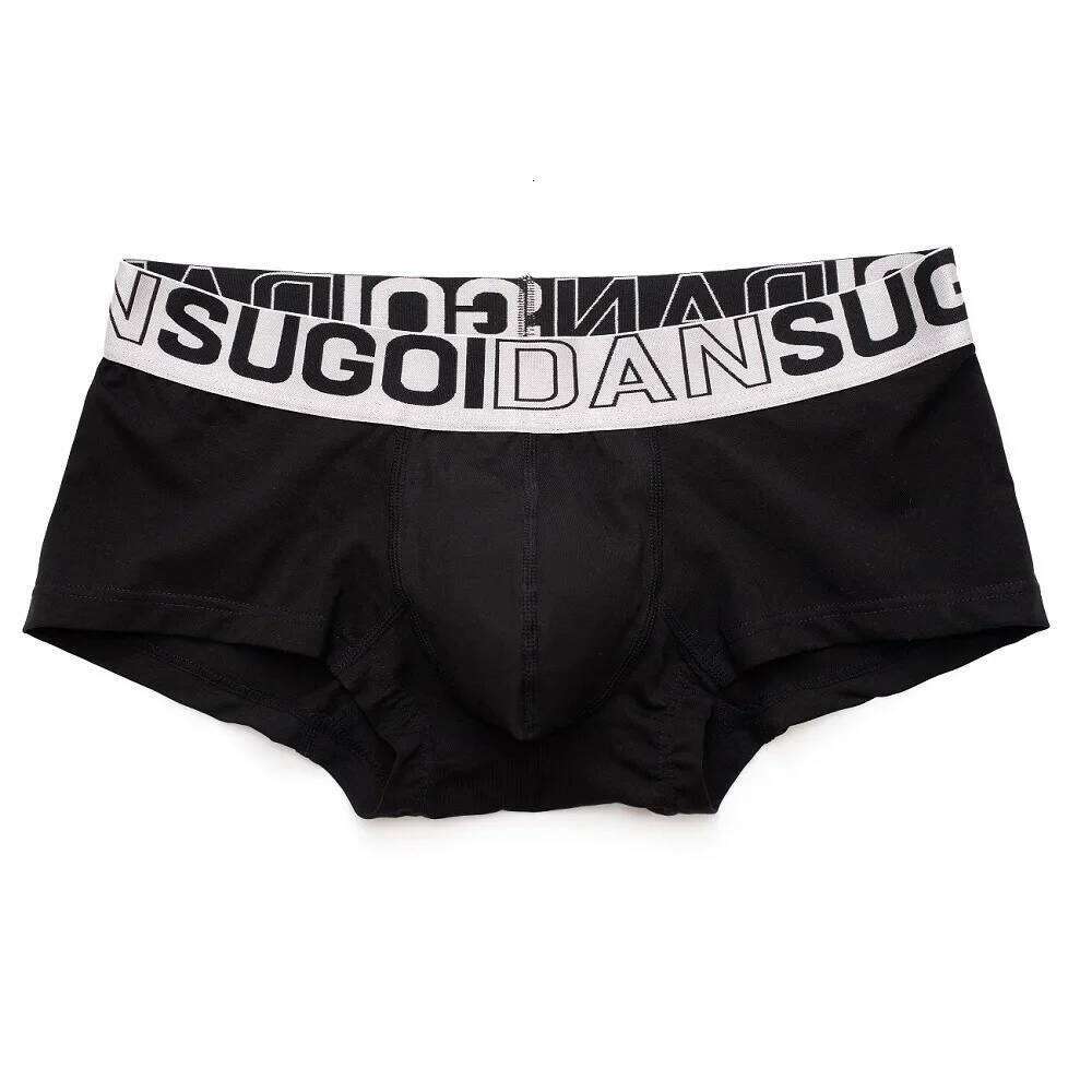 Men's Boxy Underwear Cotton Breathable Sweat Absorption Boxer Shorts Youth Sexy Low-rise U Convex Pouch Trunks Sports Underpants Z260314