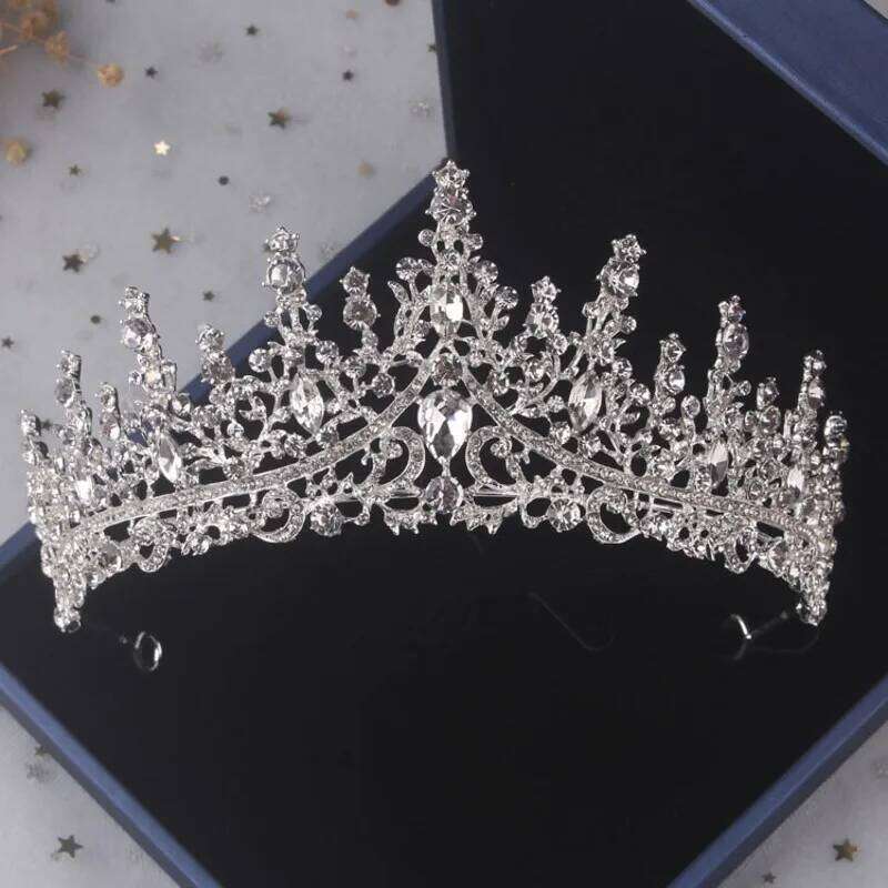 Baroque Crystal Bridal Jewelry for Women Fashion Tiaras Earrings Necklaces Set Wedding Crown Necklace Dubai Jewellry Sets Z260313