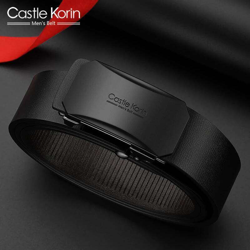 Belt For Men Leather Luxury Brand Fashion Business Top Quality Inner wear Alloy Buckle Mens Belts Z260226