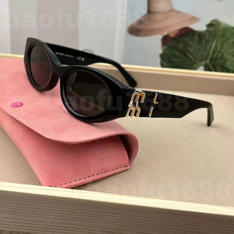 Designer Sunglasses For Women Beach Sun Glasses Trendy men Classic Square Metal Legs Letter Design Cat Eye Top Quality Eyeglasses Oval Luxury Monogram Sunglasses