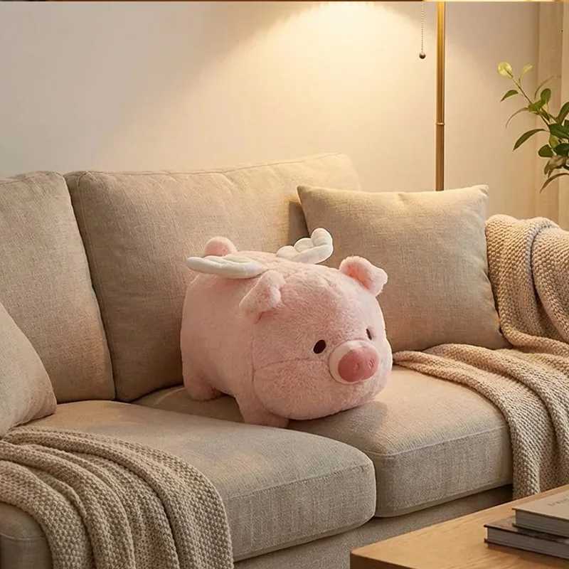 20cm Pink Flying Pig Plush Toy - Soft Winged Stuffed Animal Adorable Birthday Room Decor Gift for Kids Girls Y260314
